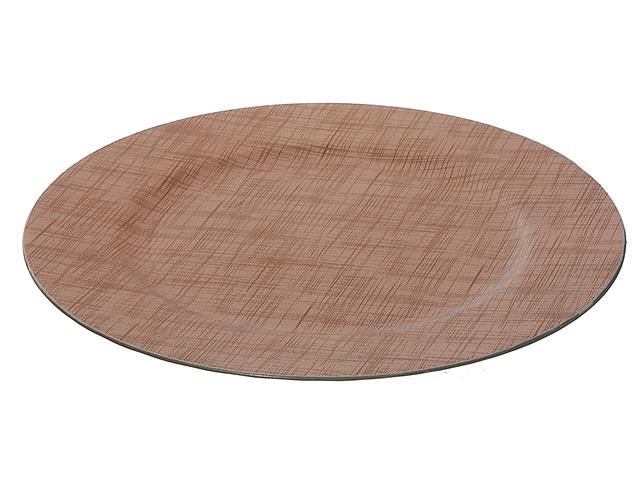 CHARGER PLATE (TEXTURED) (COPPER) (13")
